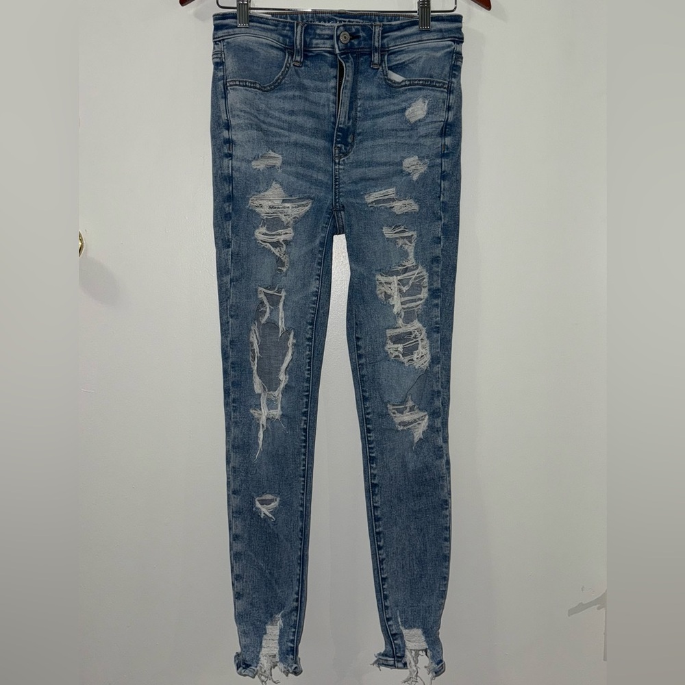 American Eagle Next Level Stretch Jeans – Light Wash